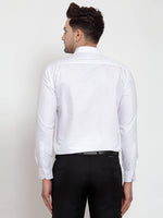Thumbnail for Jainish White Men's Cotton Solid Button Down Formal Shirts ( SF 713White ) - Distacart