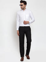 Thumbnail for Jainish White Men's Cotton Solid Button Down Formal Shirts ( SF 713White ) - Distacart