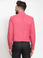 Thumbnail for Jainish Red Men's Cotton Solid Button Down Formal Shirts ( SF 734Red ) - Distacart