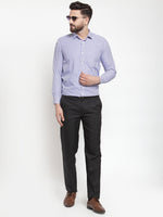 Thumbnail for Jainish Blue Men's Cotton Striped Formal Shirts ( SF 735Blue ) - Distacart
