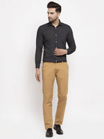 Thumbnail for Jainish Black Men's Cotton Polka Dots Formal Shirts ( SF 736Black ) - Distacart