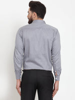 Thumbnail for Jainish Grey Men's Cotton Polka Dots Formal Shirts ( SF 736Grey ) - Distacart