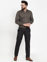 Thumbnail for Jainish Olive Men's Cotton Polka Dots Formal Shirts ( SF 736Olive ) - Distacart