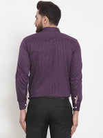 Thumbnail for Jainish Purple Men's Cotton Polka Dots Formal Shirts ( SF 736Purple ) - Distacart