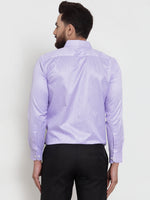 Thumbnail for Jainish Purple Men's Cotton Stiped Formal Shirts ( SF 737Light-Purple ) - Distacart