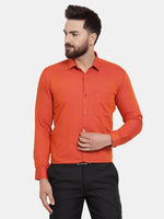 Thumbnail for Jainish Orange Men's Cotton Polka Dots Formal Shirts ( SF 739Orange ) - Distacart