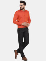 Thumbnail for Jainish Orange Men's Cotton Polka Dots Formal Shirts ( SF 739Orange ) - Distacart