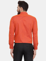 Thumbnail for Jainish Orange Men's Cotton Polka Dots Formal Shirts ( SF 739Orange ) - Distacart