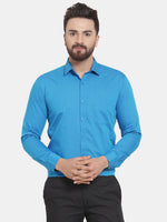 Thumbnail for Jainish Blue Men's Cotton Polka Dots Formal Shirts ( SF 739Sky ) - Distacart