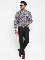 Thumbnail for Jainish Black Men's Cotton Printed Formal Shirt's ( SF 747Black ) - Distacart