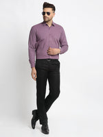 Thumbnail for Jainish Magenta Men's Cotton Printed Formal Shirt's ( SF 752Wine ) - Distacart