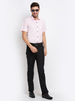 Thumbnail for Jainish Pink Men's Cotton Half Sleeves Solid Formal Shirts ( SF 754Light-Pink ) - Distacart