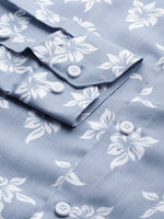 Thumbnail for Jainish Blue Men's Cotton Printed Formal Shirt's ( SF 755Sky ) - Distacart