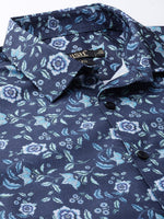 Thumbnail for Jainish Blue Men's Cotton Printed Formal Shirt's ( SF 756Blue ) - Distacart