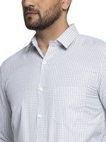 Thumbnail for Jainish Black Men's Cotton Checked Formal Shirt's ( SF 758Black ) - Distacart