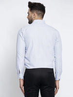 Thumbnail for Jainish Blue Men's Cotton Striped Formal Shirt's ( SF 759Light-Blue ) - Distacart