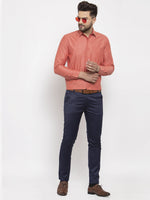Thumbnail for Jainish Orange Men's Cotton Polka Dots Formal Shirt's ( SF 761Keshar ) - Distacart