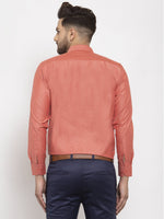Thumbnail for Jainish Orange Men's Cotton Polka Dots Formal Shirt's ( SF 761Keshar ) - Distacart