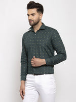 Thumbnail for Jainish Green Men's Cotton Printed Formal Shirt's ( SF 766Green ) - Distacart