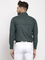 Thumbnail for Jainish Green Men's Cotton Printed Formal Shirt's ( SF 766Green ) - Distacart