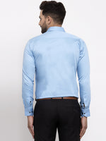 Thumbnail for Jainish Blue Men's Cotton Solid Formal Shirt's ( SF 768Light-Blue ) - Distacart