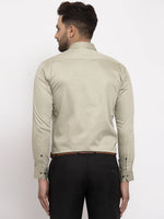 Thumbnail for Jainish Silver Men's Cotton Solid Formal Shirt's ( SF 768Steel-Grey ) - Distacart