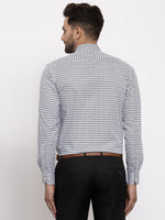 Thumbnail for Jainish Black Men's Cotton Geometric Formal Shirt's ( SF 771Black ) - Distacart