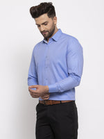 Thumbnail for Jainish Blue Men's Cotton Printed Formal Shirt's ( SF 774Blue ) - Distacart