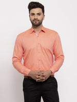 Thumbnail for Jainish Peach Men's Cotton Printed Formal Shirt's ( SF 774Peach ) - Distacart