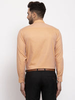 Thumbnail for Jainish Brown Men's Cotton Printed Formal Shirt's ( SF 774Rust ) - Distacart