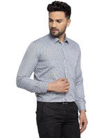 Thumbnail for Jainish Green Men's Cotton Checked Formal Shirt's ( SF 776Green ) - Distacart