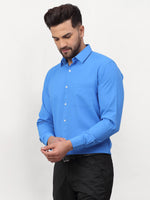 Thumbnail for Jainish Blue Men's Solid Formal Shirts ( SF 777Sky ) - Distacart