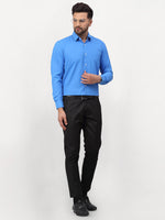 Thumbnail for Jainish Blue Men's Solid Formal Shirts ( SF 777Sky ) - Distacart