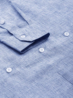 Thumbnail for Jainish Blue Men's Solid Cotton Formal Shirt ( SF 782Blue ) - Distacart