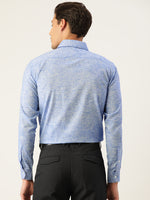 Thumbnail for Jainish Blue Men's Solid Cotton Formal Shirt ( SF 782Blue ) - Distacart