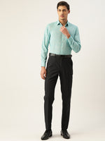 Thumbnail for Jainish Green Men's Solid Cotton Formal Shirt ( SF 782Green ) - Distacart