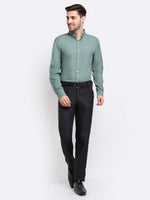 Thumbnail for Jainish Green Men's Button Down Collar Cotton Formal Shirt ( SF 785Green ) - Distacart