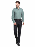 Thumbnail for Jainish Green Men's Button Down Collar Cotton Formal Shirt ( SF 785Green ) - Distacart