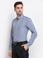 Thumbnail for Jainish Grey Men's Button Down Collar Cotton Formal Shirt ( SF 785Grey ) - Distacart