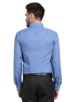 Thumbnail for Jainish Blue Men's Button Down Collar Cotton Formal Shirt ( SF 785Light-Blue ) - Distacart
