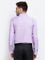 Thumbnail for Jainish Purple Men's Button Down Collar Cotton Formal Shirt ( SF 785Light-Purple ) - Distacart
