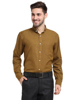 Thumbnail for Jainish Olive Men's Button Down Collar Cotton Formal Shirt ( SF 785Olive ) - Distacart