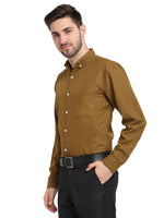 Thumbnail for Jainish Olive Men's Button Down Collar Cotton Formal Shirt ( SF 785Olive ) - Distacart