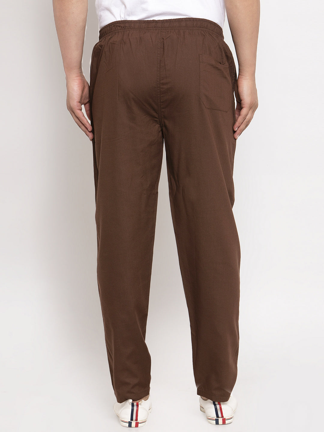 Jainish Men's Brown Solid Cotton Track Pants ( JOG 011Coffee ) - Distacart