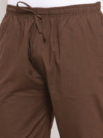 Thumbnail for Jainish Men's Brown Solid Cotton Track Pants ( JOG 011Coffee ) - Distacart