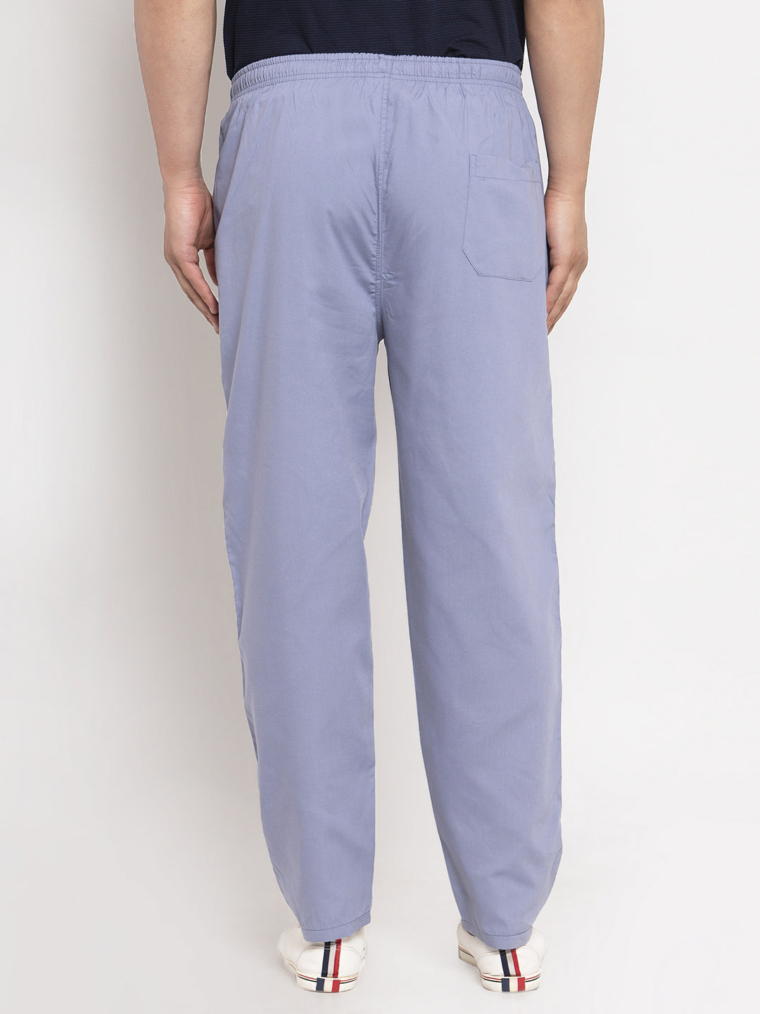 Jainish Men's Grey Solid Cotton Track Pants ( JOG 011Light-Grey ) - Distacart