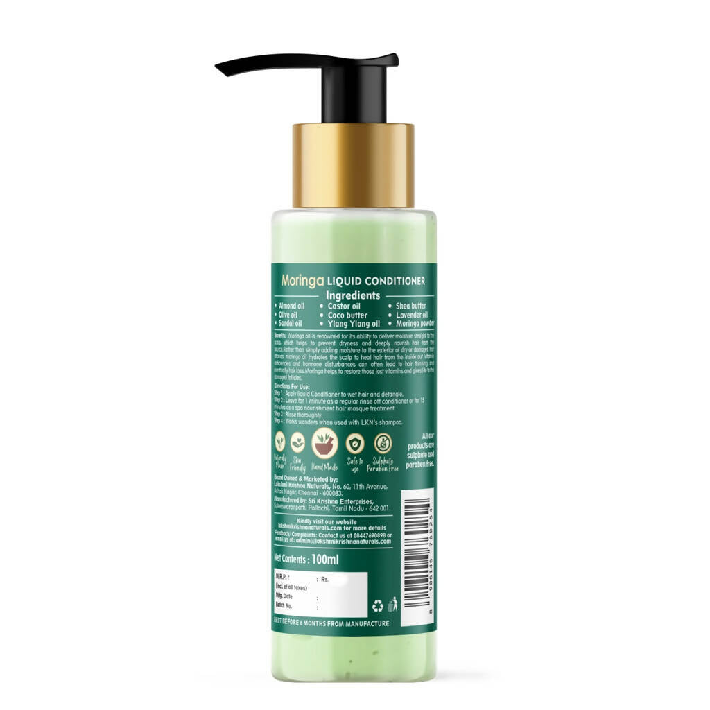 Lakshmi Krishna Naturals Moringa Liquid Conditioner - Distacart
