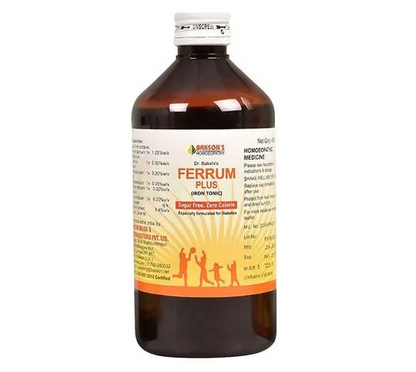 Bakson&#39;s Homeopathy Ferrum Plus- Sugar Free