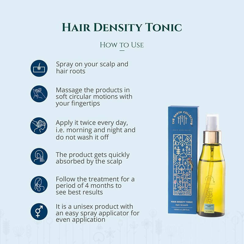 The Earth Collective Hair Density Tonic - Hair Growth - Distacart