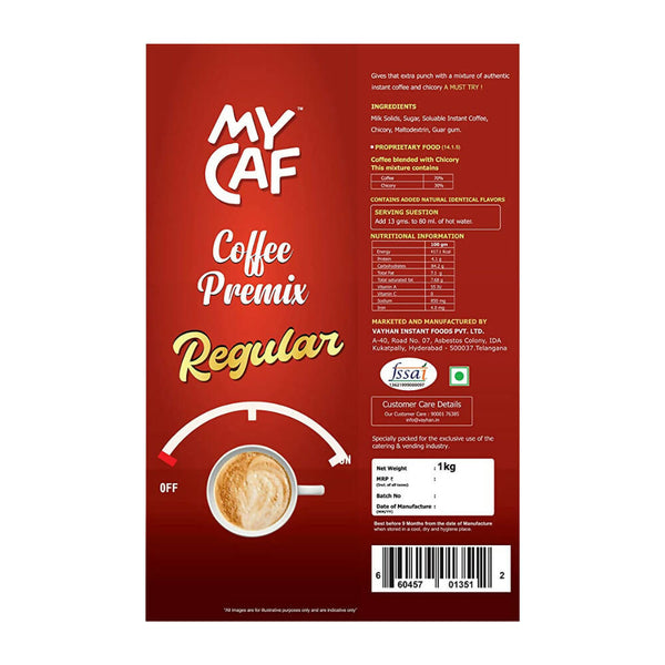 Mycaf Regular Instant Coffee Premix - Distacart